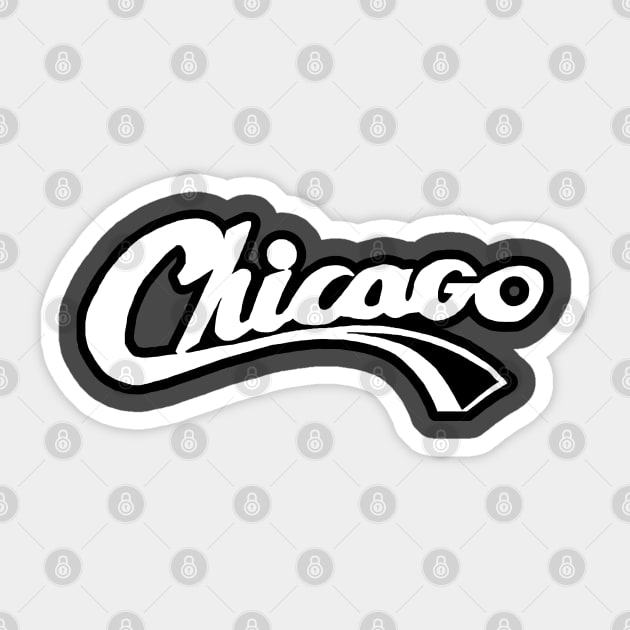 Chicago Sticker by NineBlack